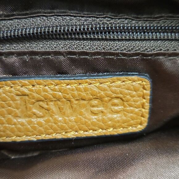 LSWEE Cognac Leather Handbag Purse - Picture 12 of 12